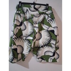 Adidas x Farm Rio Toucan Print Bike Shorts Green Black White Womens 4X Plus Size